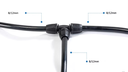 ADAPTE POUR TUYAU 8MM