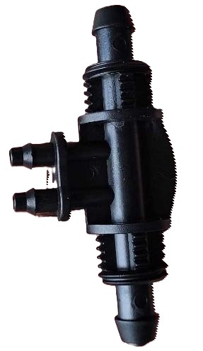 [F2X478MM] FITTING T A VISSER 8mm sortie 2X4/7mm